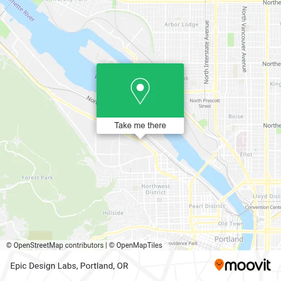 Epic Design Labs map