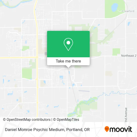 Daniel Monroe Psychic Medium map