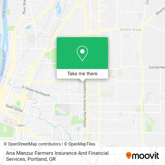Ana Manzur Farmers Insurance And Financial Services map