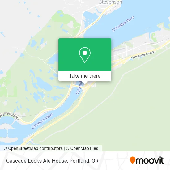Cascade Locks Ale House map