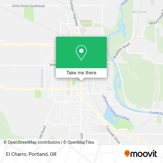 El Charro map