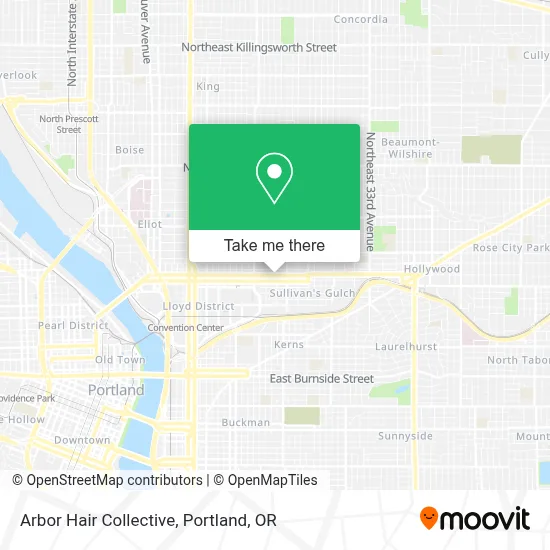 Arbor Hair Collective map