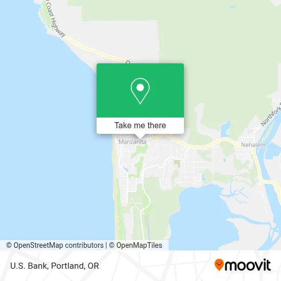 U.S. Bank map