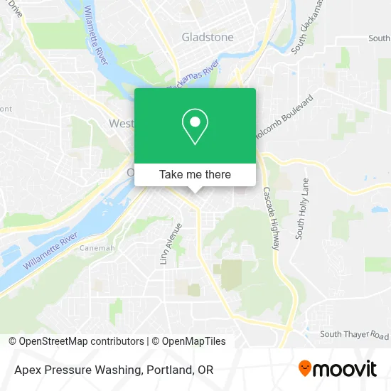 Apex Pressure Washing map