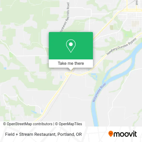 Field + Stream Restaurant map
