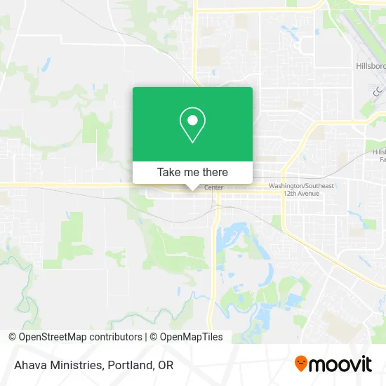 Ahava Ministries map