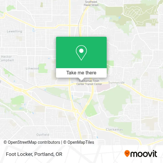 Foot Locker map