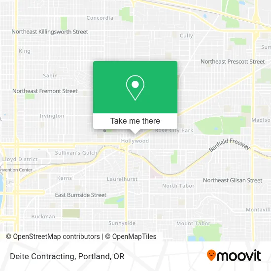 Deite Contracting map