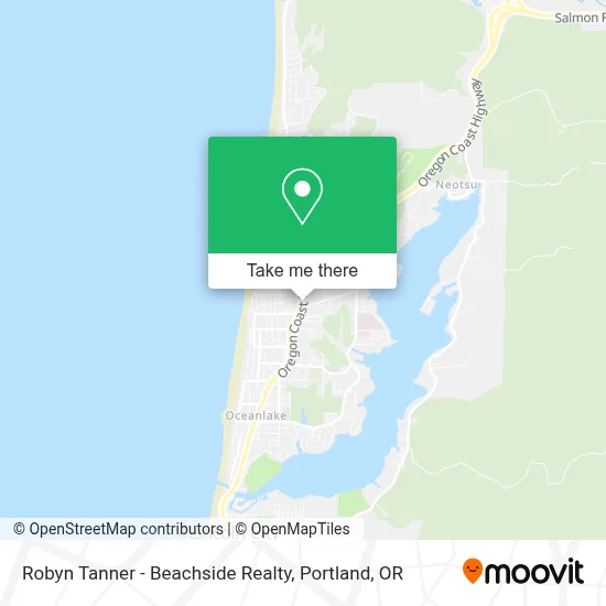 Robyn Tanner - Beachside Realty map
