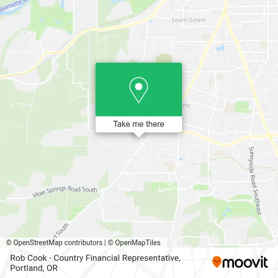 Rob Cook - Country Financial Representative map