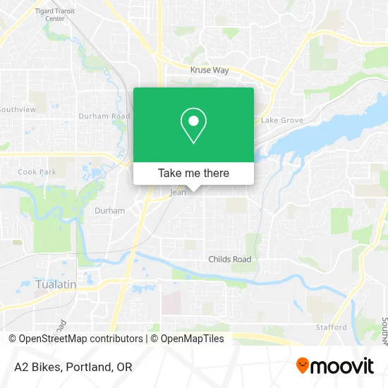 A2 Bikes map