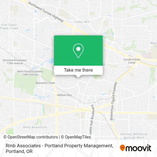 Rmb Associates - Portland Property Management map