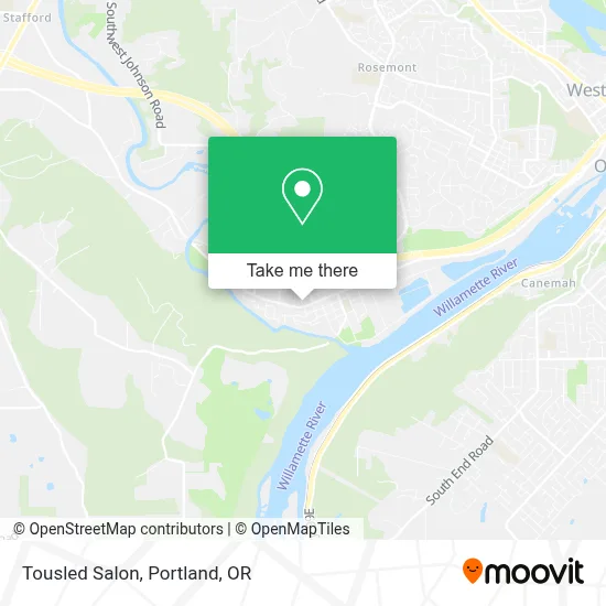 Tousled Salon map