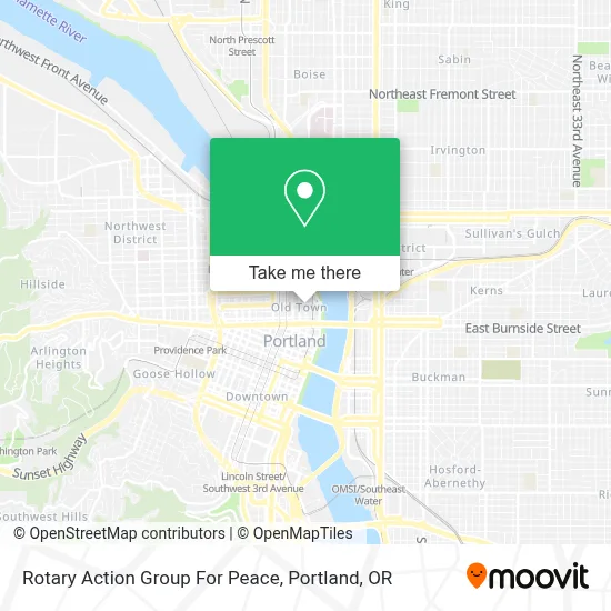 Rotary Action Group For Peace map