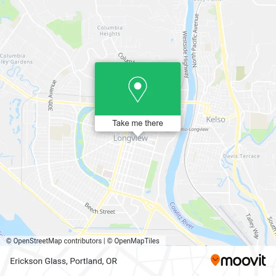 Erickson Glass map