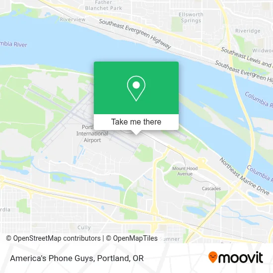 America's Phone Guys map