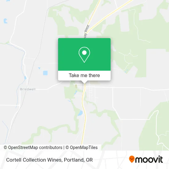 Cortell Collection Wines map
