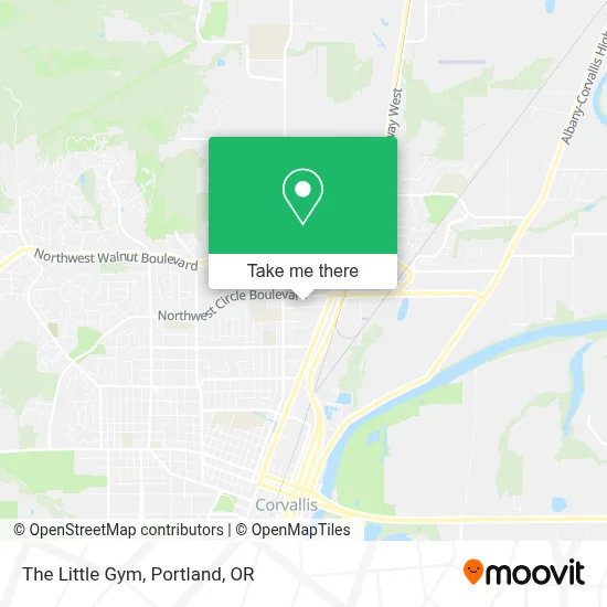 The Little Gym map