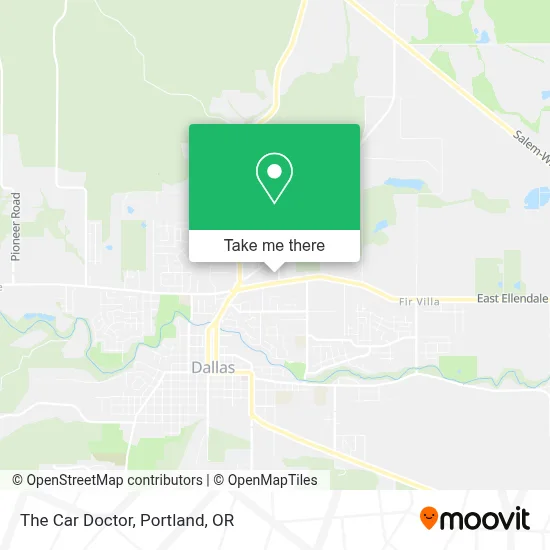 The Car Doctor map