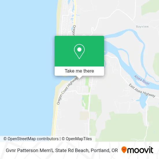 Gvnr Patterson Mem'L State Rd Beach map