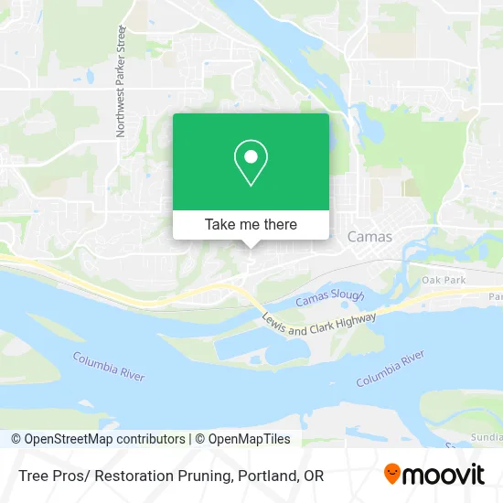 Tree Pros/ Restoration Pruning map
