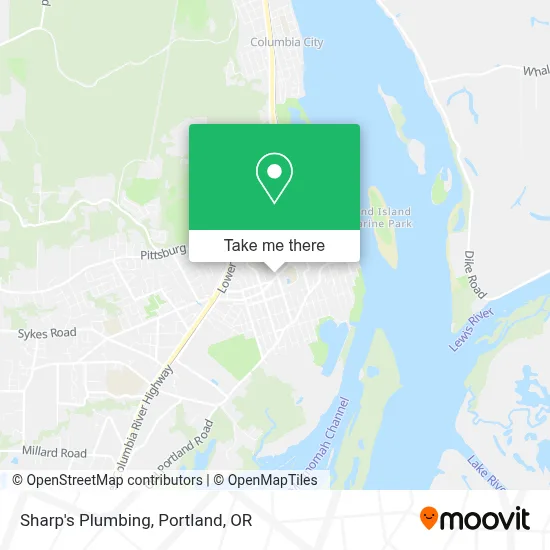 Sharp's Plumbing map