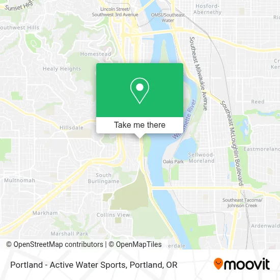 Portland - Active Water Sports map