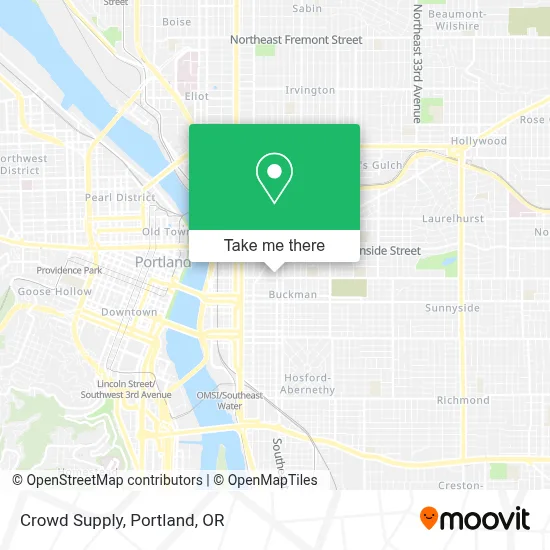 Crowd Supply map