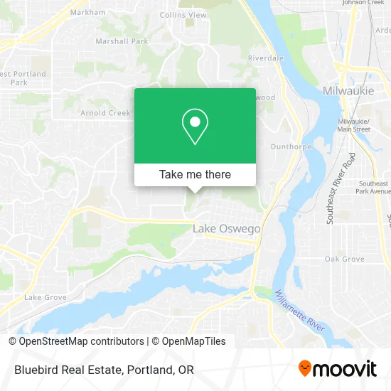 Bluebird Real Estate map