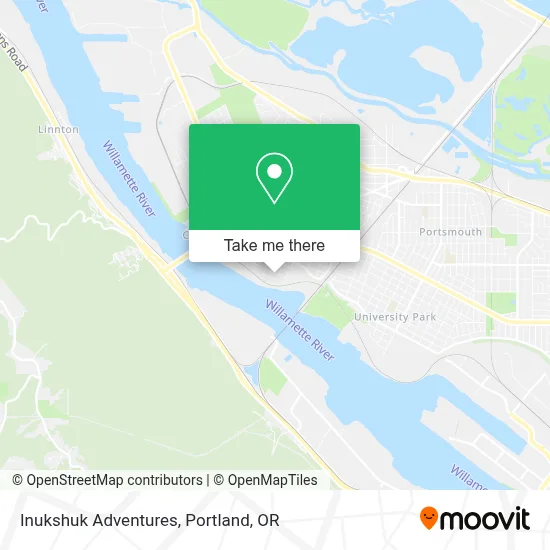 Inukshuk Adventures map