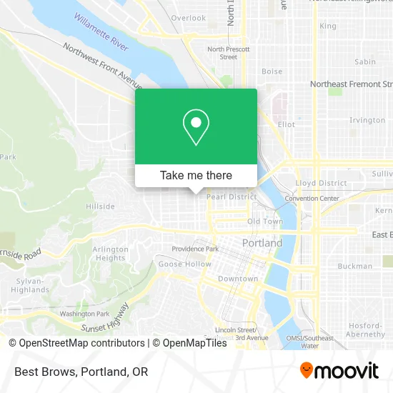Best Brows map