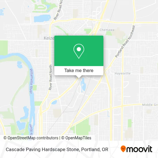 Cascade Paving Hardscape Stone map