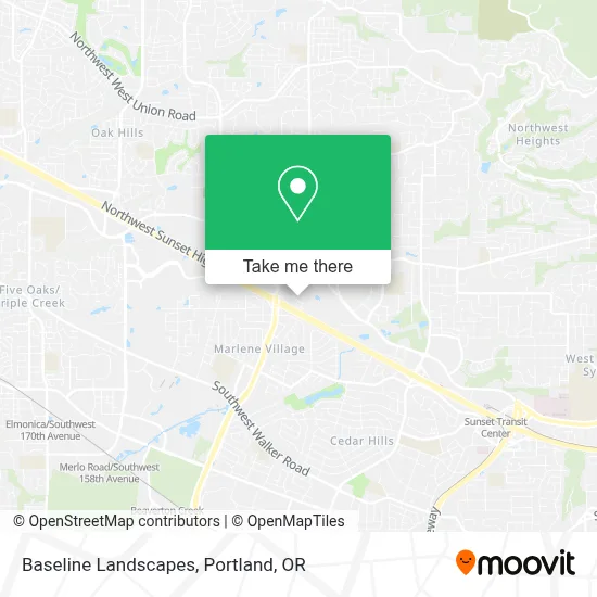 Baseline Landscapes map