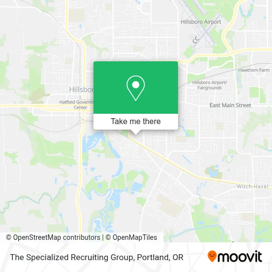 The Specialized Recruiting Group map