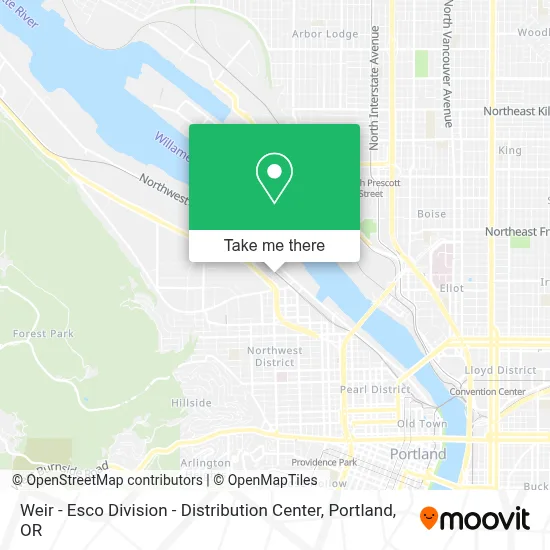 Weir - Esco Division - Distribution Center map