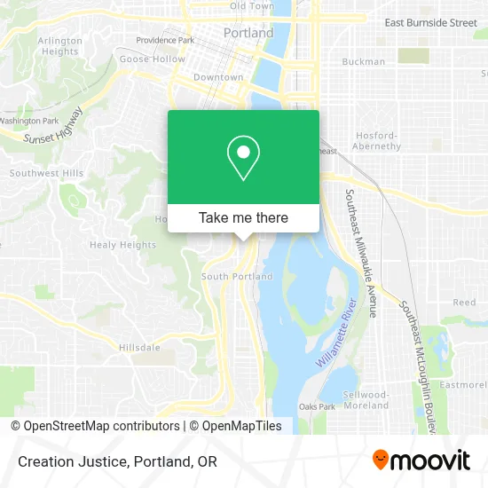 Creation Justice map