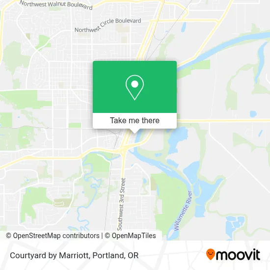 Courtyard by Marriott map