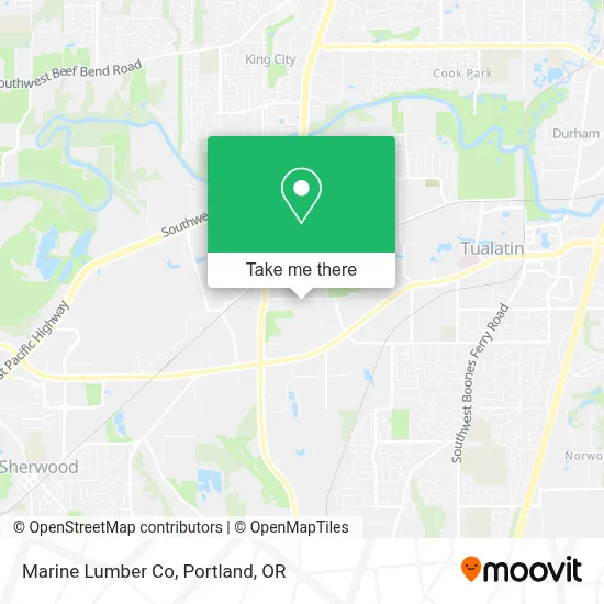 Marine Lumber Co map
