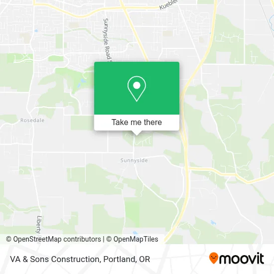 VA & Sons Construction map