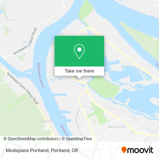Modspace Portland map