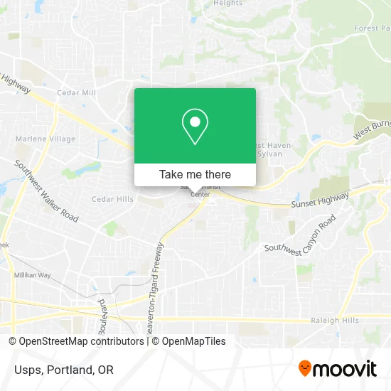 Usps map