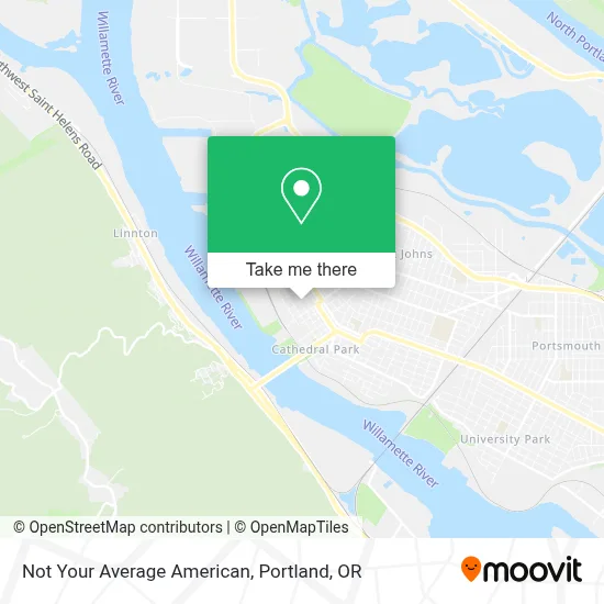 Not Your Average American map