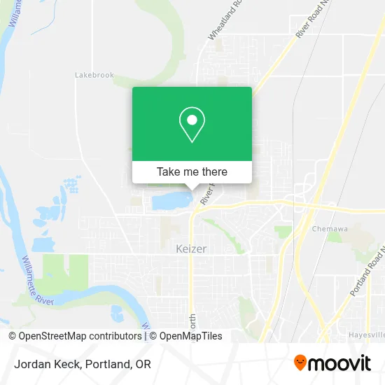 Jordan Keck map