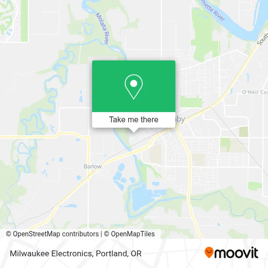 Milwaukee Electronics map