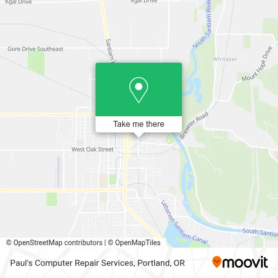 Paul's Computer Repair Services map