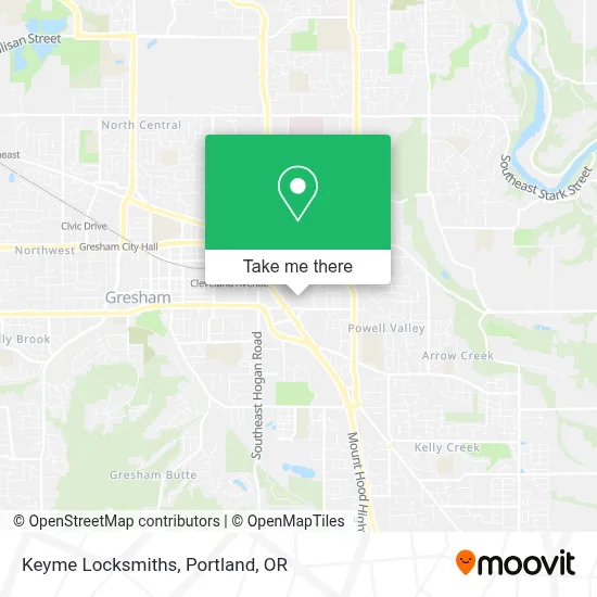 Keyme Locksmiths map