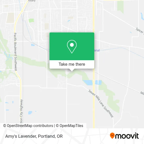 Amy's Lavender map