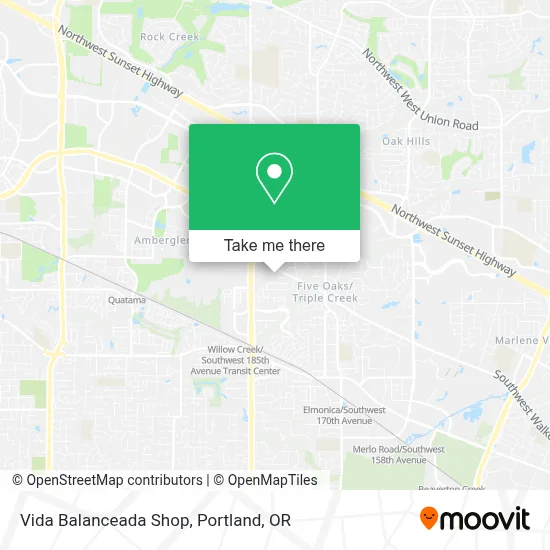 Vida Balanceada Shop map