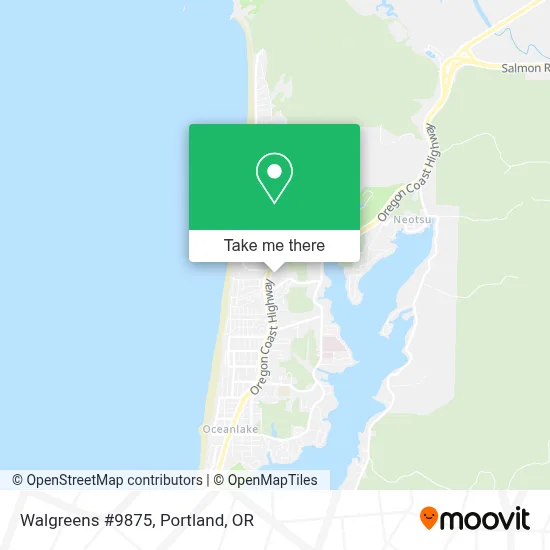 Walgreens #9875 map