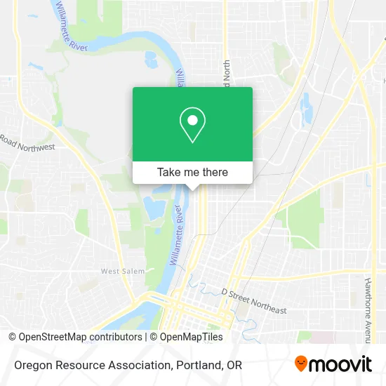 Oregon Resource Association map